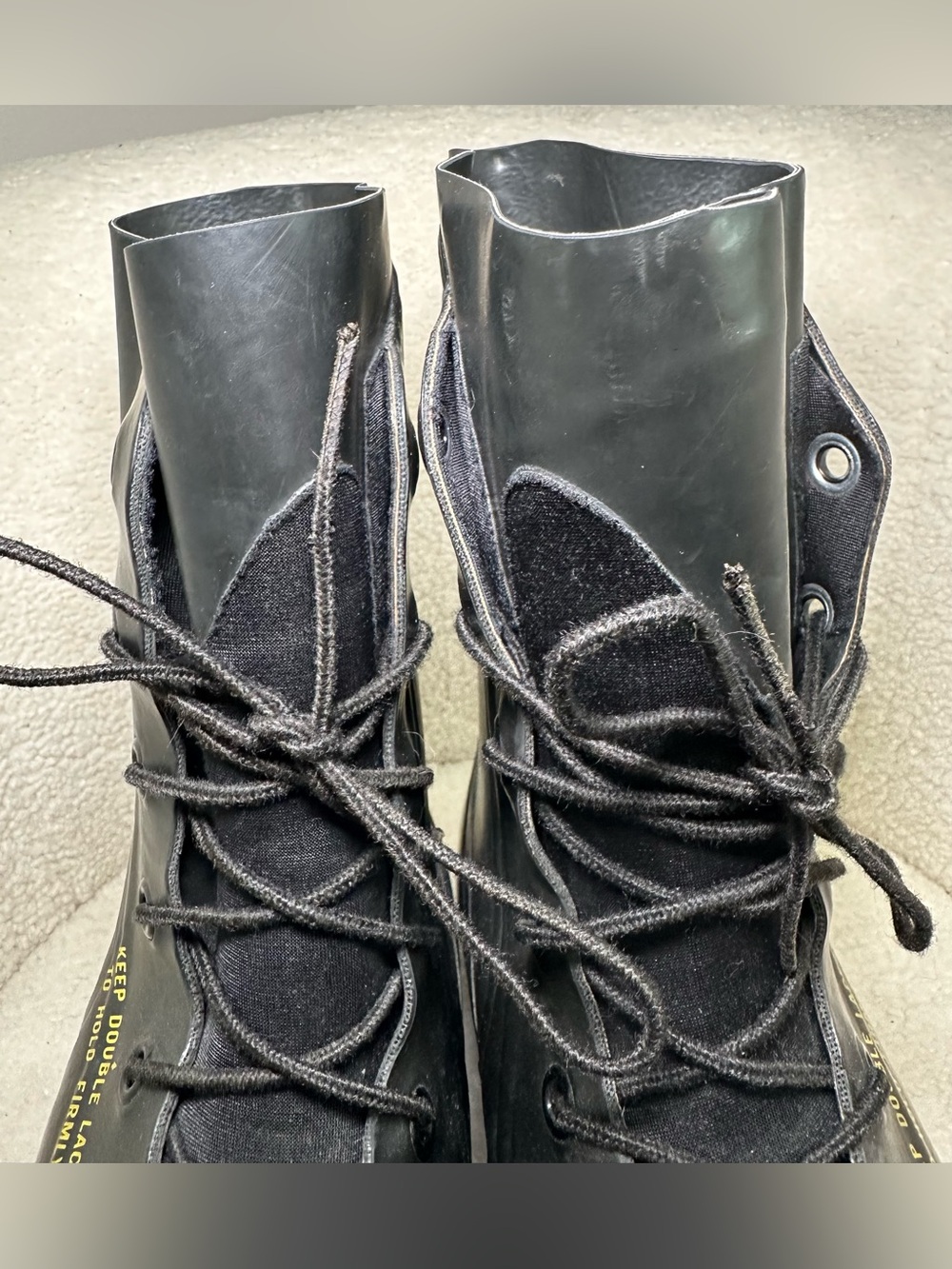 Vintage 1982 Bata U.S. Military Arctic Overboots Black Rubber Cold weather boots - Picture 11 of 15